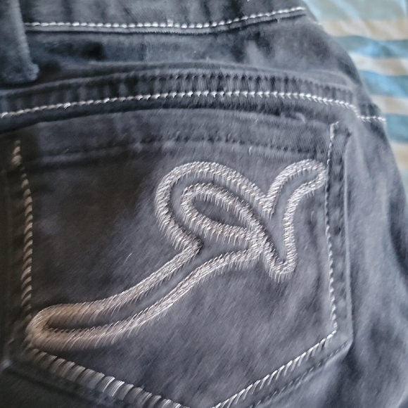 Rocawear Black Skinny Jeans Size 9 - Picture 13 of 13